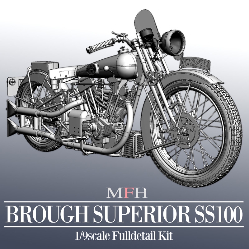 1/9 KIT Brough Superior SS100 - model factory hiro MFH K485