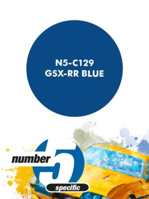 PEINTURE POUR AEROGRAPHE YAMAHA GSX RR BLUE -30 ML -   NUMBER FIVE- N5-C129