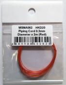  PIPING CORD 0.3MM X 2M  RED -  MSMA062
