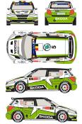 DECAL  1/24 - SKODA FABIA S2000 YPRES 2013 - RACING DECAL43  - RD24/011