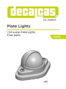 1/24  LUCAS PLATE LIGHTS-  DECALCAS  - DCL-PAR033