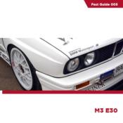 LIVRE PHOTOS FAST GUIDE BMW M3 E30 - KOMAKAI  - KOM-FG005