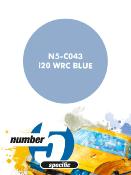 PEINTURE POUR AEROGRAPHE I30 WRC BLUE  -30 ML -   NUMBER FIVE- N5-C043
