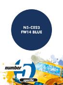 PEINTURE POUR AEROGRAPHE WILLIAMS FW14 BLUE - NUMBER FIVE- N5-C023