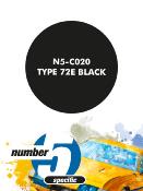 PEINTURE POUR AEROGRAPHE LOTUS 72 BLACK- NUMBER FIVE- N5-C020