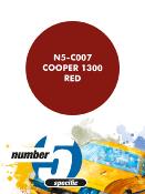 PEINTURE POUR AEROGRAPHE ROUGE MINI COOPER 1300 - NUMBER FIVE- N5-C007