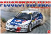 1/24 Maquette en kit PEUGEOT 306 MAXI Rallye Monte Carlo 1996 - NUNU 